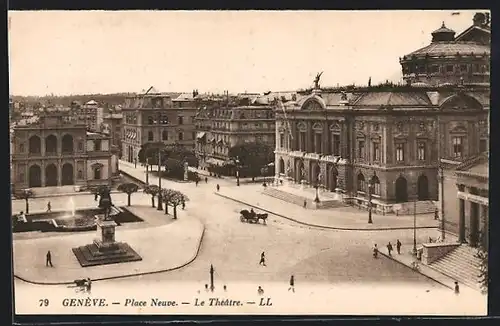 AK Genève, Place Neuve, Le Théâtre