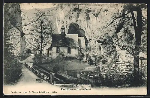 AK Solothurn, Blick auf Einsiedelei