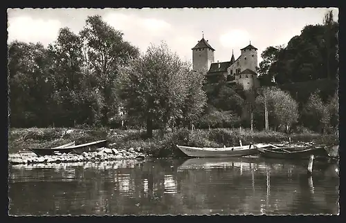 AK Murten, Blick zum Schloss
