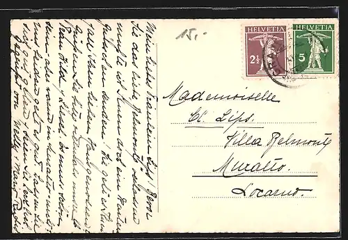 AK Geneve, Vue générale et Débarcadère