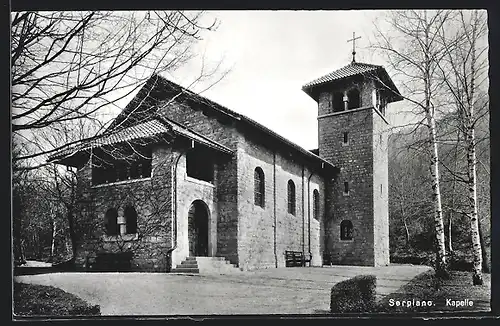 AK Serpiano, Ansicht der Kapelle