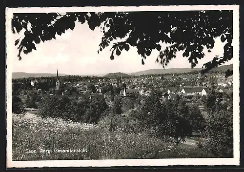 AK Seon, Blick von einer Anhöhe auf den Ort