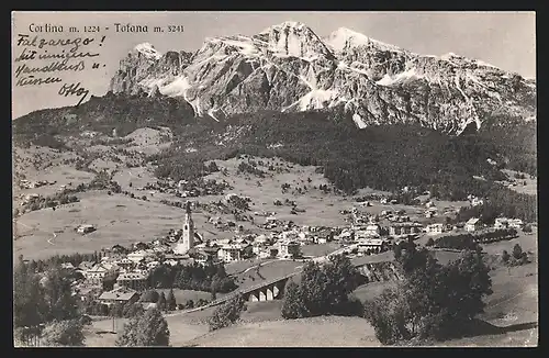 AK Cortina, Ortsansicht mit Tofana