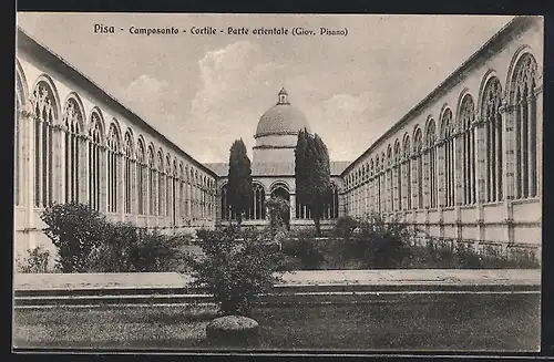 AK Pisa, Camposanto, Cortile, Parte orientale, Giov. Pisano