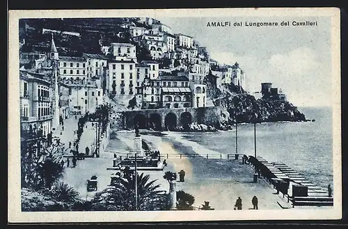 AK Amalfi, Panorama dal Lungomare del Cavalleri