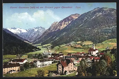 AK Gossensass, Ortspanorama