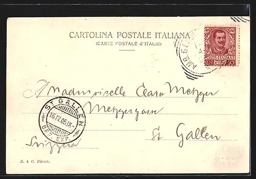 AK Genova, Piazza Acquaverde e stazione nuova Principe