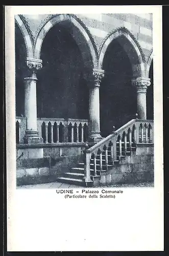 AK Udine, Palazzo Comunale, Particolare della Scaletta