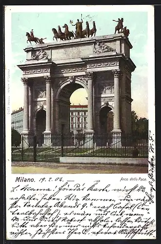 AK Milano, Arco della Pace