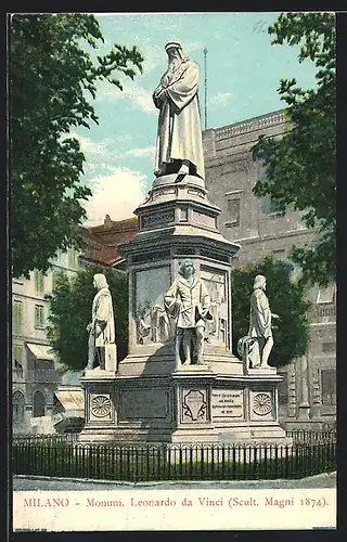 AK Milano, Monumento Leonardo da Vinci