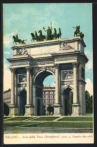 AK Milano, Arco della Pace Sempione