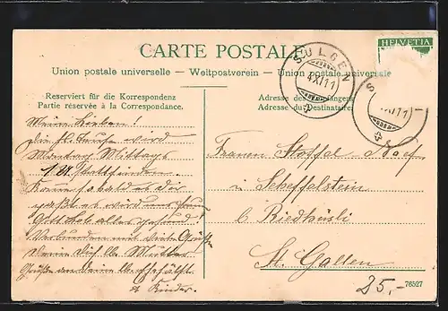 AK Erlen, Partie an der Kirche