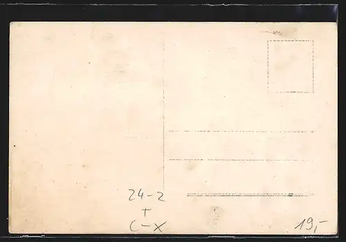 Foto-AK Grub, Sturmkatastrophe 5. Januar 1919