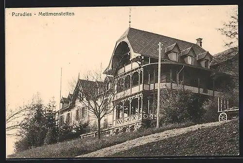 AK Mettmenstetten, Gasthaus Paradies