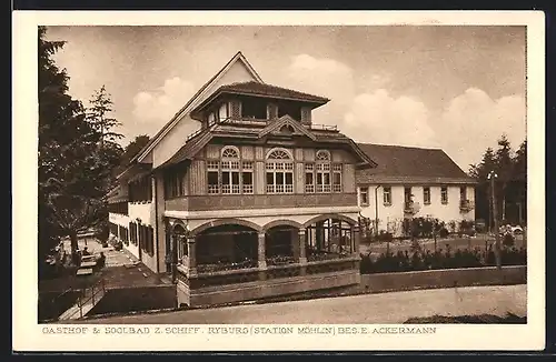 AK Ryburg-Möhlin, Gasthof & Soolbad z. Schiff