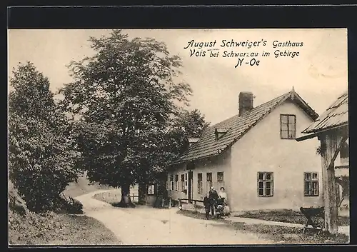 AK Schwarzau im Gebirge, Vois, Gasthaus August Schweiger