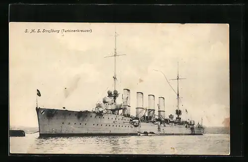 AK Turbinenkreuzer S. M. S. Strassburg