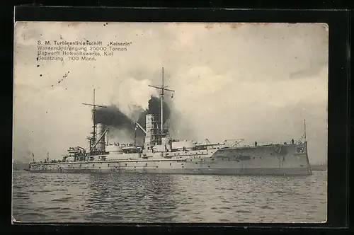 AK S. M. Turbinenlinienschiff Kaiserin