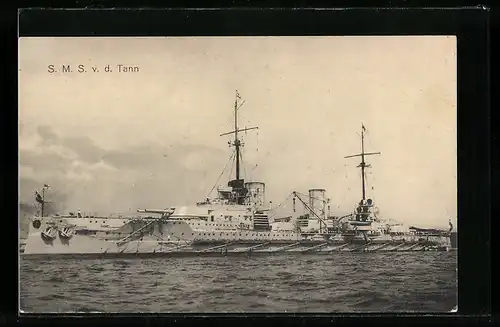 AK S.M.S. v. d. Tann auf hoher See