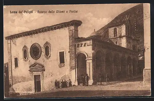 AK Lama dei Peligni, Esterno della Chiesa e Portici