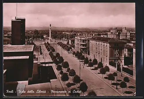 AK Forli, Viale della Liberta, Monumento ai Caduti