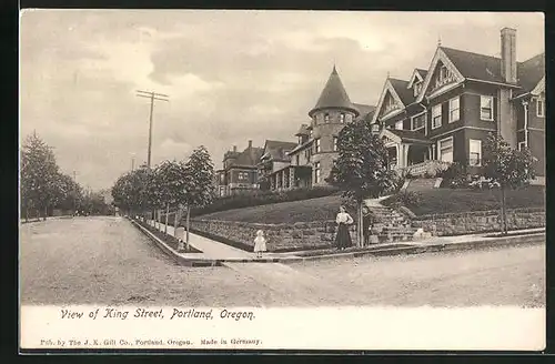 AK Portsland, OR, View of King Street