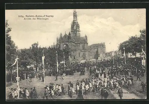 AK Sainte-Anne-d`Auray, Arrivée des Pèlerinages