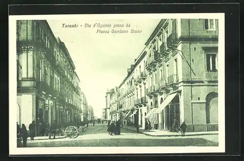 AK Taranto, Via d`Aquinio presa da Piazza Giordano Bruno