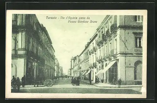 AK Taranto, Via d`Aquinio presa da Piazza Giordano Bruno