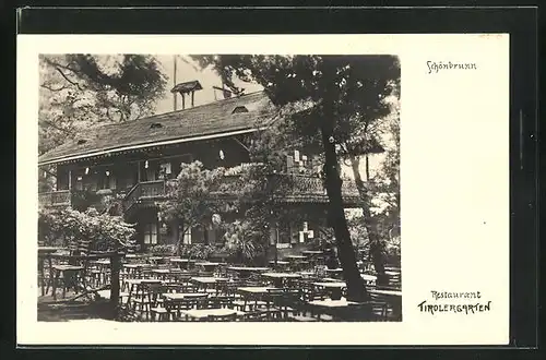 AK Wien-Schönbrunn, Restaurant Tirolergarten