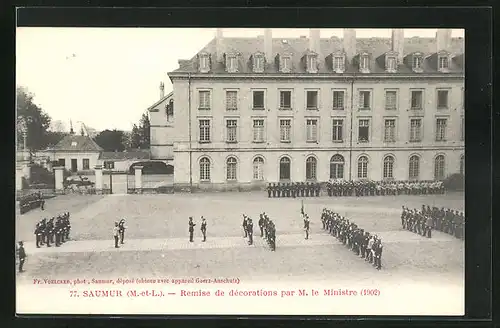 AK Saumur, Remise de décorations par M. le Ministre