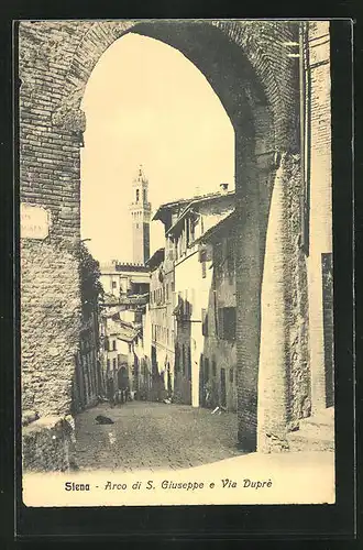 AK Siena, Arco di S. Giuseppa e Via Duprè