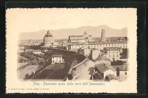 AK Pisa, Panorama preso dalla torre dell`Amanzatore