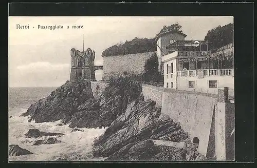 AK Nervi, Passeggiata a mare