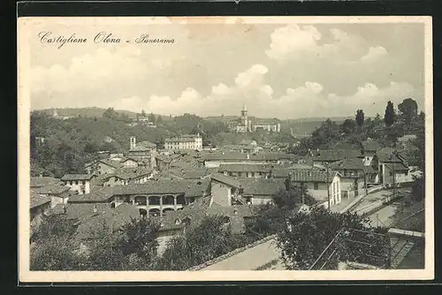 AK Castiglione Olona, Blick über Dächer der Ortschaft
