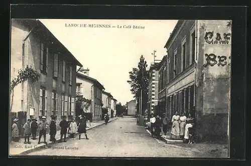 AK Laroche-Migennes, Le Café Bézine, Ortspartie