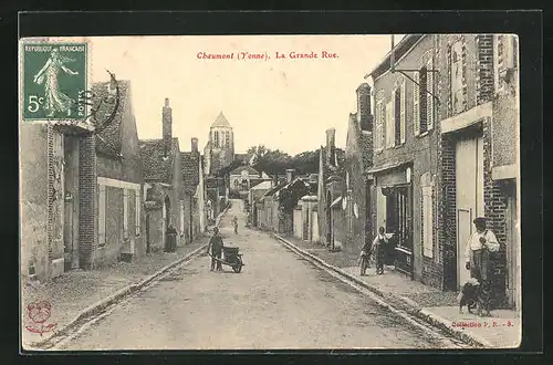 AK Chaumont, La Grande Rue, Strassenansicht