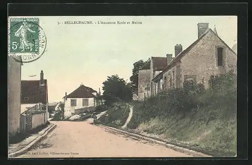 AK Bellechaume, L`Ancienne Ecole et Mairie