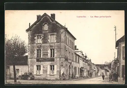 AK Laroche, La Rue Principale, Hotel de la Place