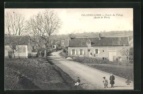 AK Villiers-Louis, Entree du Village, Route de Theil