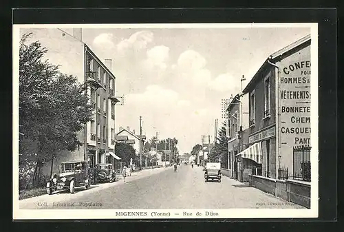 AK Migennes, Rue de Dijon, Automobile avant Boutiques