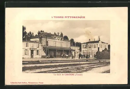 AK Laroche, La Gare, Bahnhof