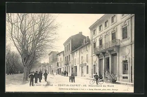 AK Pont-St-Esprit, Boulevard du Nord, Ortspartie