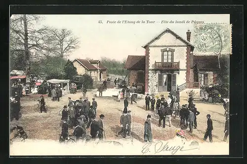 AK Rambouillet, Poste de l`Etang de la Tour, Fête du lundi de Pâques, Volksfest