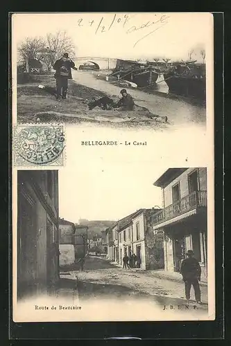 AK Bellegarde, Le Canal, Route de Beaucaire