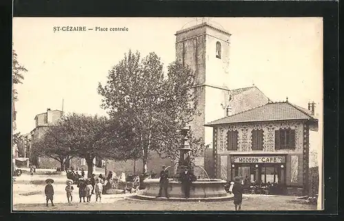 AK St-Cézaire, Place centrale