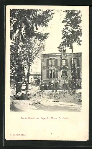 AK Arc-en-Barrois, Bagatelle, Maison du Gardier