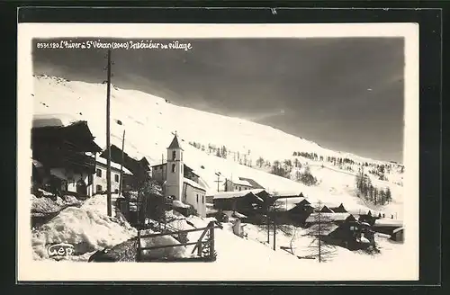 AK St. Veran, Interieur du Village en hiver