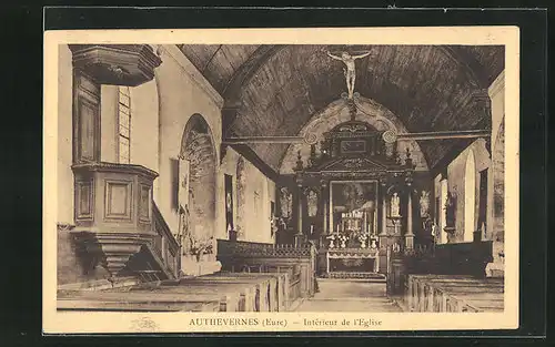 AK Authevernes, Intérieur de l`Eglise