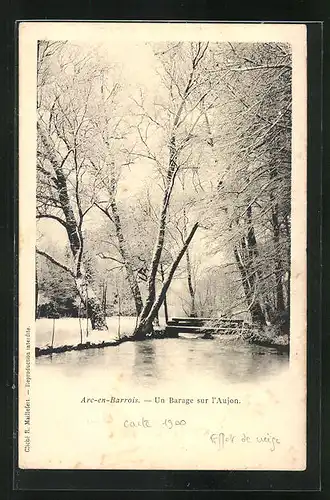 AK Arc-en-Barrois, Un Barage sur l`Aujon